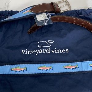 NEW Vineyard vines rainbow trout belt Size 36